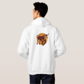 Taurus Zodiac Sign Hoodie (Achterkant volledig)
