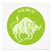 Taurus, Zodiac Sign, Horoscope, Astrology Foto Afdruk (Voorkant)