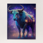 Taurus Zodiac Sign Jigzaag Puzzle Legpuzzel (Verticaal)