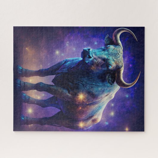 Taurus Zodiac Sign Jigzaag Puzzle Legpuzzel (Horizontaal)