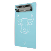 Taurus Zodiac Sign - Mini Klembord (Angled2)