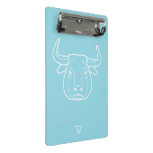 Taurus Zodiac Sign - Mini Klembord (Schuin)