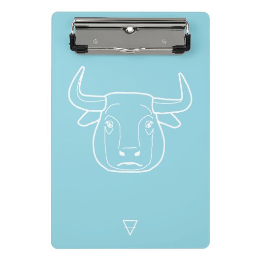 Taurus Zodiac Sign - Mini Klembord (Voorkant)