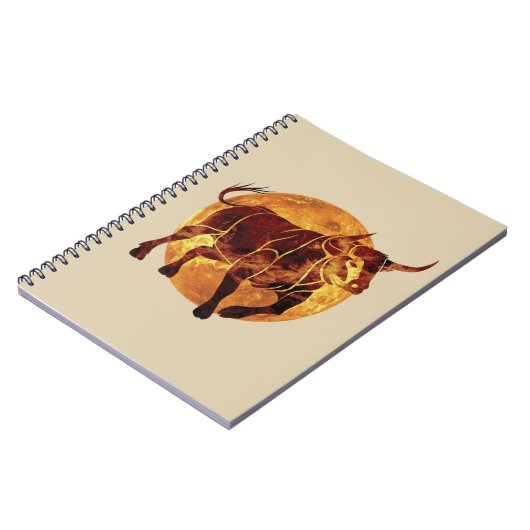 Taurus Zodiac Sign Notitieboek (Linkerzijde)