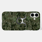 Taurus Zodiac Sign on Green Camo Case-Mate iPhone Case (Achterkant (horizontaal))