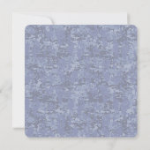 Taurus Zodiac Sign on Navy Blue Digital Camo (Achterkant)