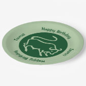 Taurus Zodiac Sign Papieren Bordje (Gekanteld)