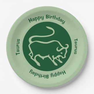Taurus Zodiac Sign Papieren Bordje