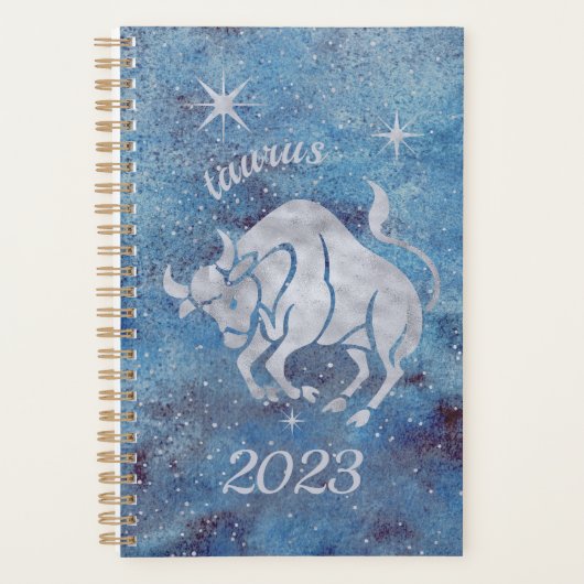Taurus Zodiac Sign Planner (Voorkant)