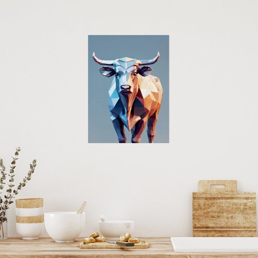 Taurus Zodiac Sign Poster (Keuken)