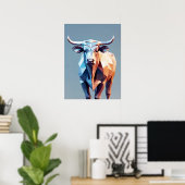 Taurus Zodiac Sign Poster (Thuiskantoor)