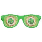 Taurus Zodiac Sign Retro Zonnebril (Voorkant)