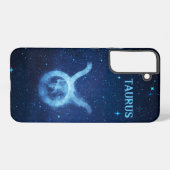 Taurus Zodiac Sign Samsung Galaxy Hoesje (Achterkant horizontaal)