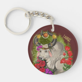 Taurus Zodiac Sign Sleutelhanger