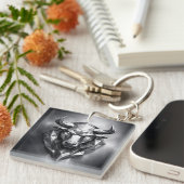 taurus zodiac sign sleutelhanger (Voorkant Rechts)