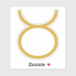 Taurus Zodiac Sign Sticker