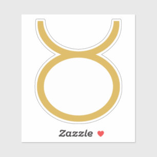Taurus Zodiac Sign Sticker