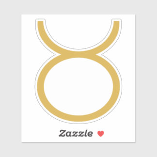 Taurus Zodiac Sign Sticker