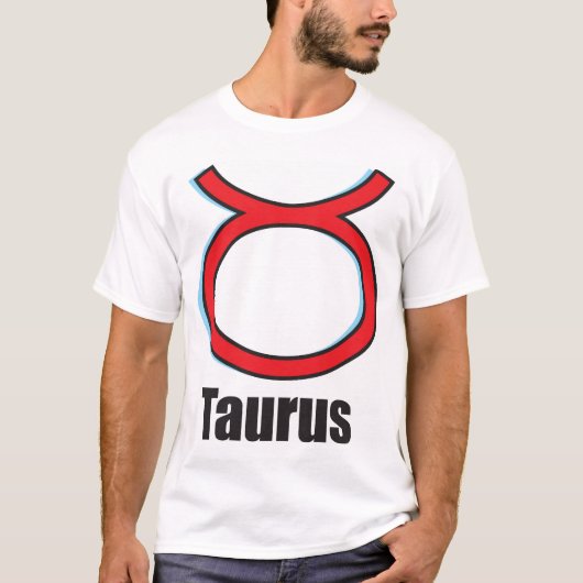 Taurus Zodiac Sign T-shirt (Voorkant)