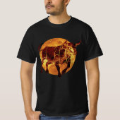 Taurus Zodiac Sign T-shirt (Voorkant)