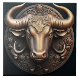Taurus Zodiac Sign Taurus Horoscope keramische teg Tegeltje