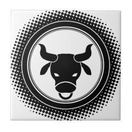 Taurus Zodiac Sign. Tegeltje