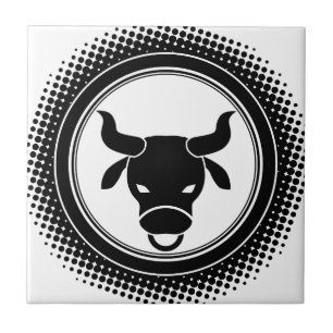 Taurus Zodiac Sign. Tegeltje
