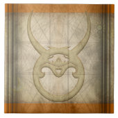 Taurus Zodiac Sign Tegeltje (Voorkant)