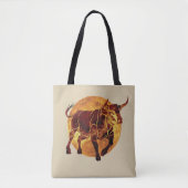 Taurus Zodiac Sign Tote Bag (Voorkant)