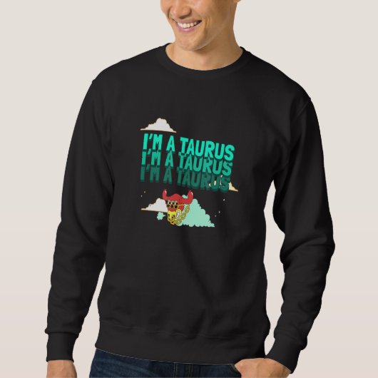 Taurus Zodiac Sign Trui (Voorkant)