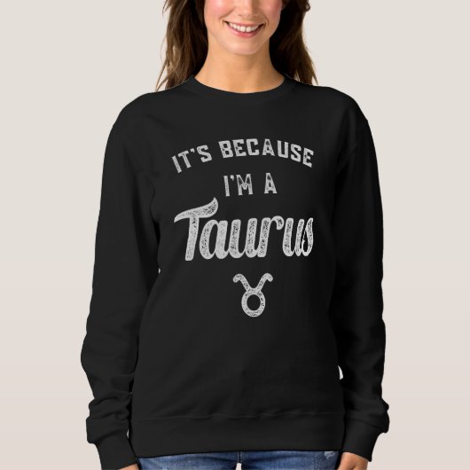 Taurus Zodiac Sign Trui (Voorkant)