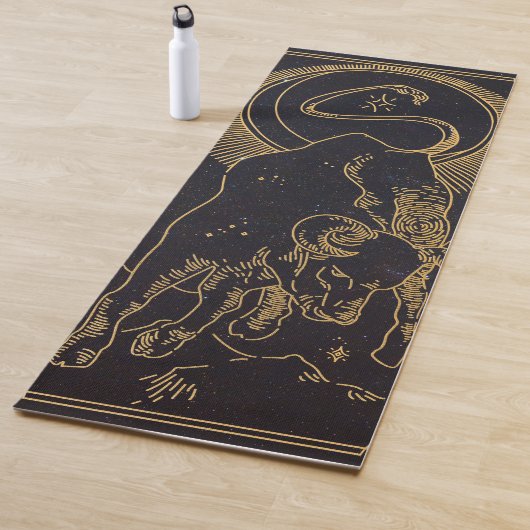 Taurus Zodiac Sign Yoga Mat (In situ)
