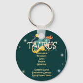 Taurus zodiac sleutelhanger (Voorkant)