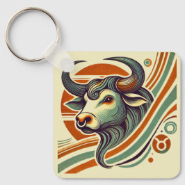 Taurus Zodiac Sleutelhanger ontwerp