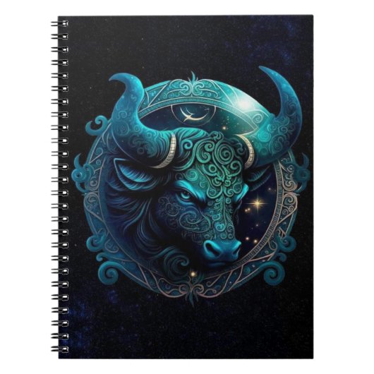 Taurus Zodiac Spiral Notitieboek (Voorkant)