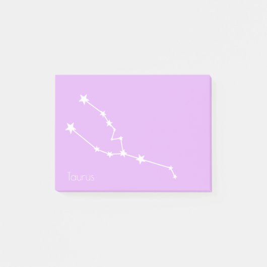 Taurus Zodiac Star Sign Post-it® Notes (Voorkant)