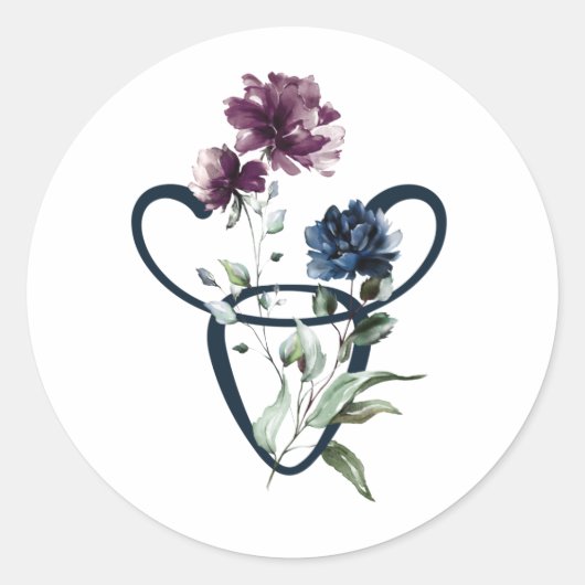 Taurus Zodiac Star Sign Ronde Sticker (Voorkant)