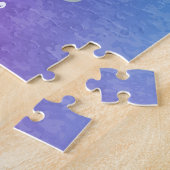 Taurus Zodiac Star Sign Waterverf Horoscope Legpuzzel (Zijkant)