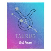 Taurus Zodiac Star Sign Waterverf Horoscope