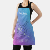 Taurus Zodiac Star Sign Waterverf Horoscope Schort (Insitu)