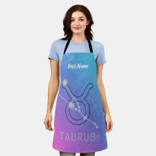 Taurus Zodiac Star Sign Waterverf Horoscope Schort