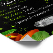 Taurus Zodiac Sterrenbeeld Y2K Zwart 4:5 Poster (Hoek)