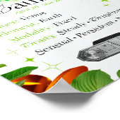 Taurus Zodiac Sterrenteken Y2K Wit 4:5 Poster (Hoek)