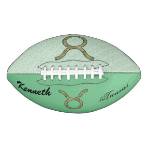 Taurus Zodiac Symbol Element van Kenneth Yoncich American Football