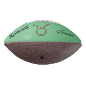 Taurus Zodiac Symbol Element van Kenneth Yoncich American Football (Gedraaid 270)