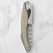 Taurus Zodiac Symbol Element van Kenneth Yoncich Kurkentrekker (Achterkant)