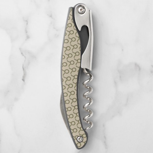 Taurus Zodiac Symbol Element van Kenneth Yoncich Kurkentrekker (Achterkant)