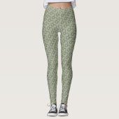 Taurus Zodiac Symbol Element van Kenneth Yoncich Leggings (Voorkant)