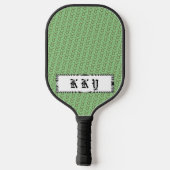 Taurus Zodiac Symbol Element van Kenneth Yoncich Pickleball Paddle (Achterkant)