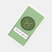 Taurus Zodiac Symbol Element van Kenneth Yoncich Servet (Hoek)